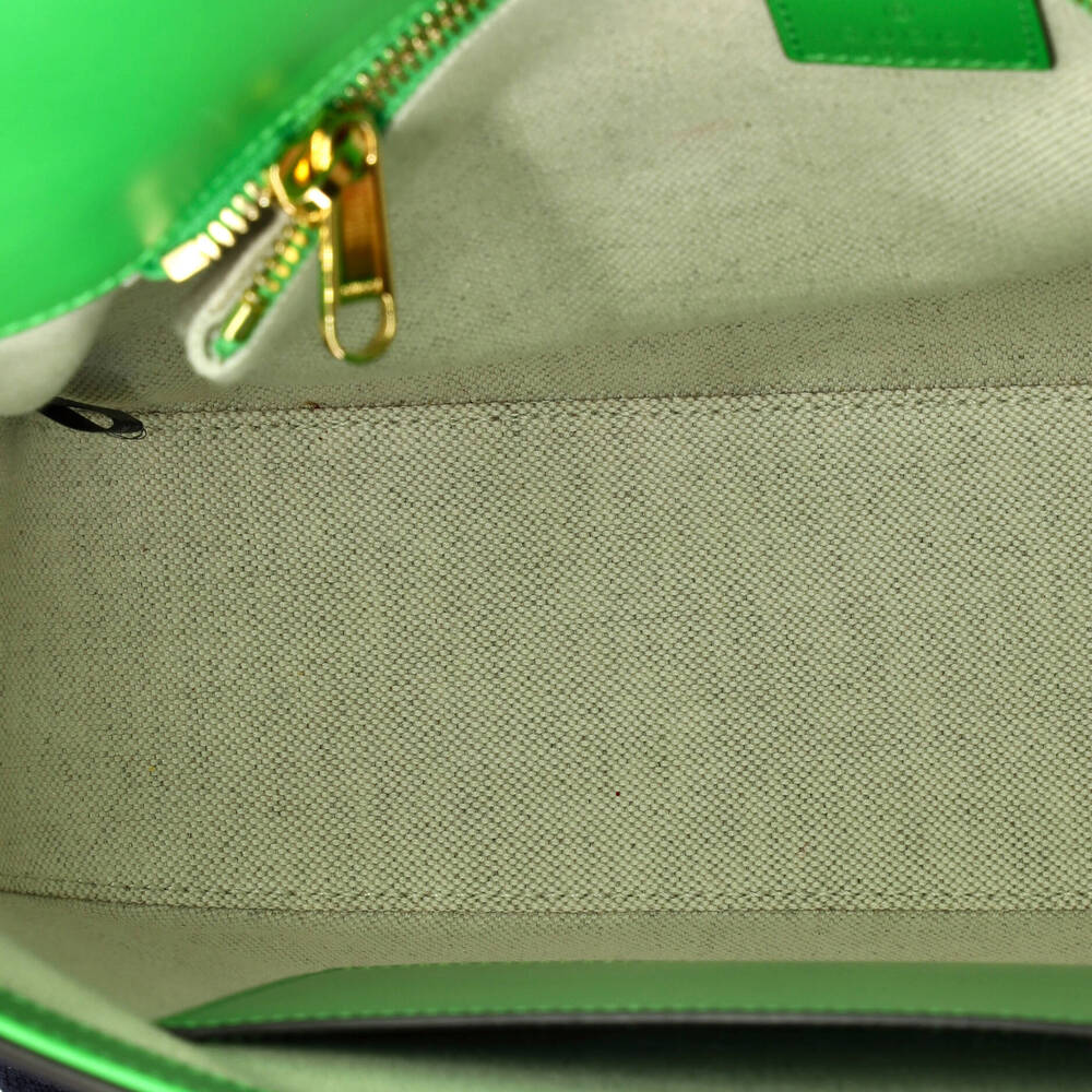 Gucci Horsebit Shoulder Bag Printed Gg #249327G98B - Picture 5 of 8